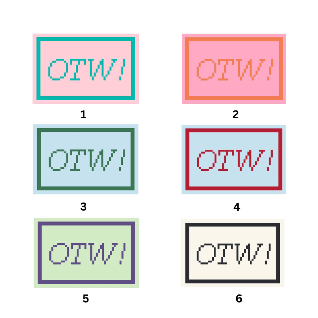 OTW! Luggage Tag Needlepoint Kit: Beginner Friendly Embroidery