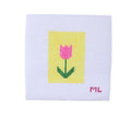 Pink Flower Needlepoint Kit: Beginner Friendly Embroidery