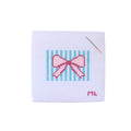 Pink Bow Needlepoint Kit: Beginner Friendly Embroidery