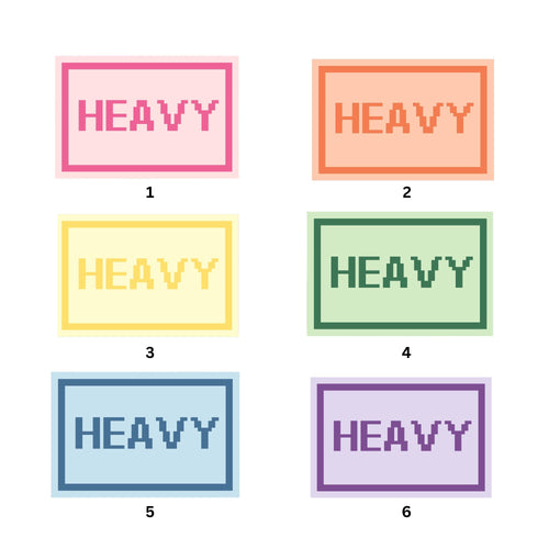 Heavy Luggage Tag Needlepoint Kit: Beginner Friendly Embroidery