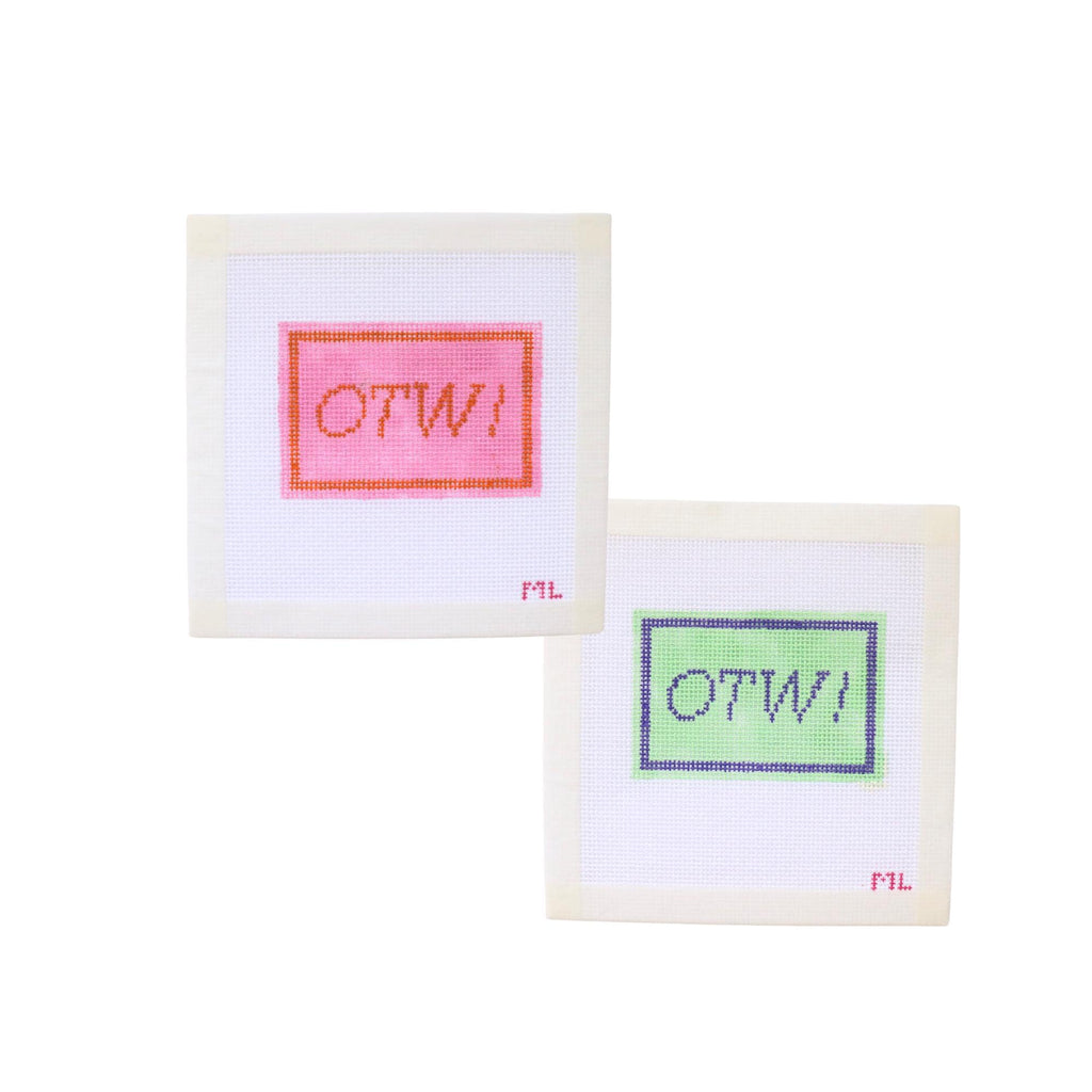 OTW! Luggage Tag Needlepoint Kit: Beginner Friendly Embroidery